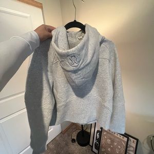 Scuba oversized half-zip hoodie